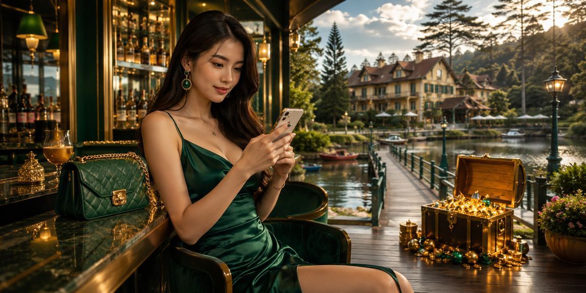 Người dùng tại Đà Lạt thư giãn và xem lại chiến lược cá cược trên laptop