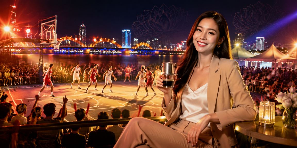 Cá cược bóng rổ và cà phê buổi tối tại Đà Nẵng